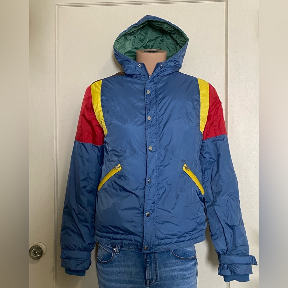 Vintage 80’s Ski Puffer Jacket - Stranger Things Vibes!